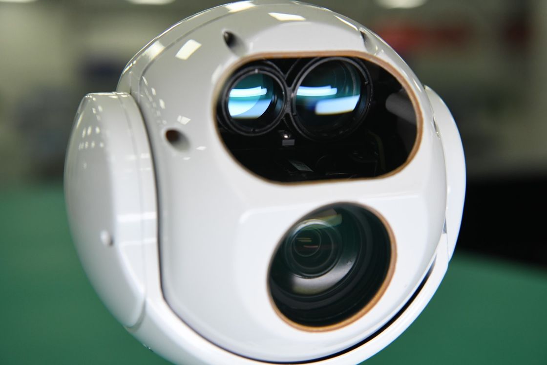sistema de alcance óptico 1kg EO del sensor con dos ejes de 1080p electro con el telémetro del laser