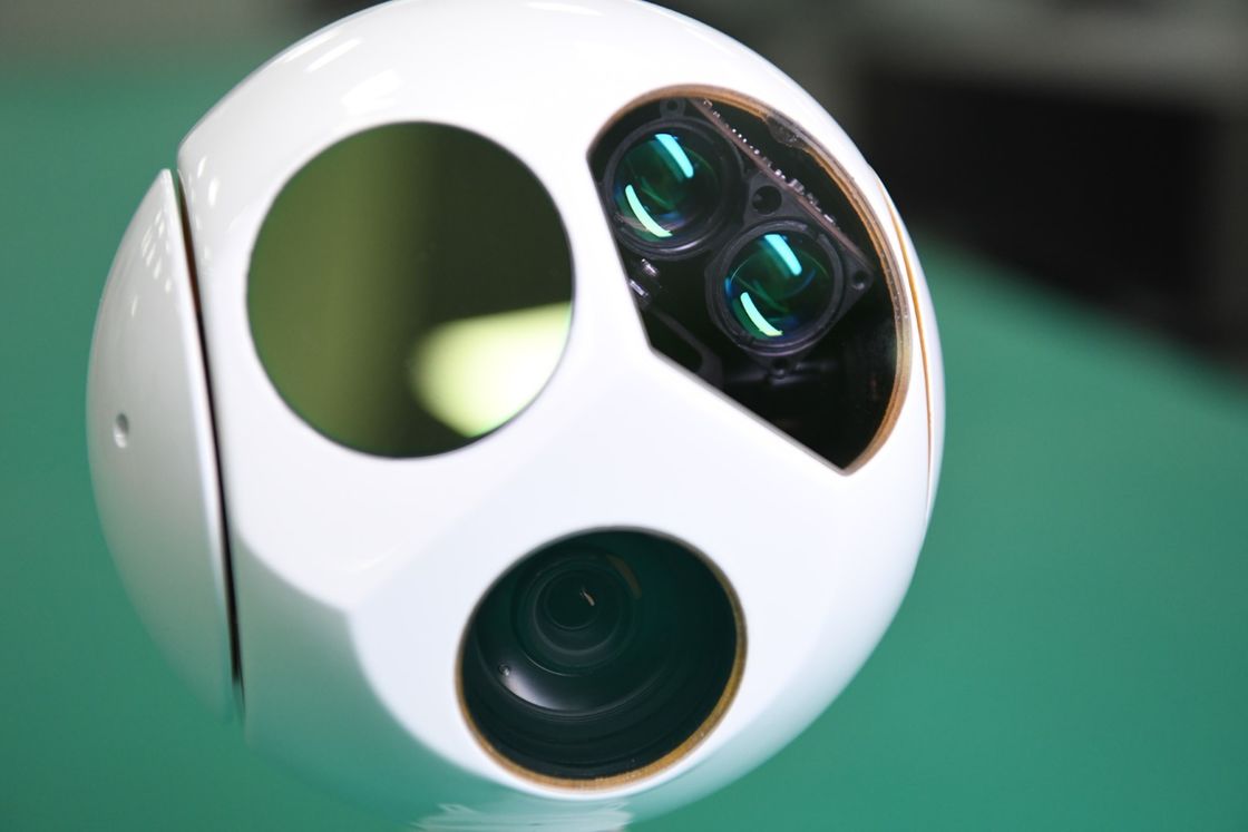 Laser Rangefinder Cámara electro óptica de tres ejes 1kg Sensor IR EO Resolución 640x512