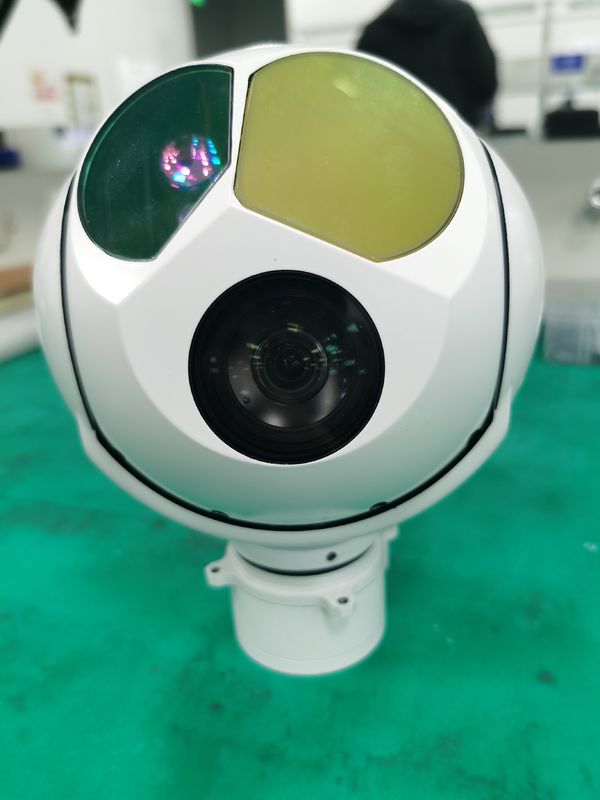 cámara óptica del cardán del sistema de seguimiento del sensor de 35m m IR electro UAV con salida del IP