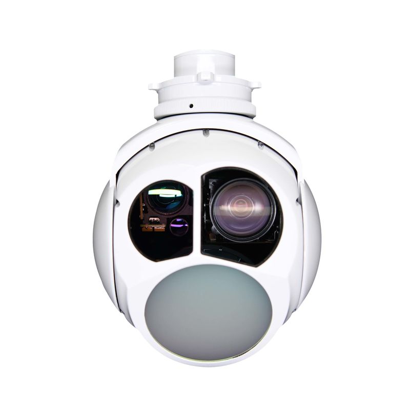 4k HD LWIR PTZ 30x Zoom óptico UAV cámara de seguridad térmica para la detección