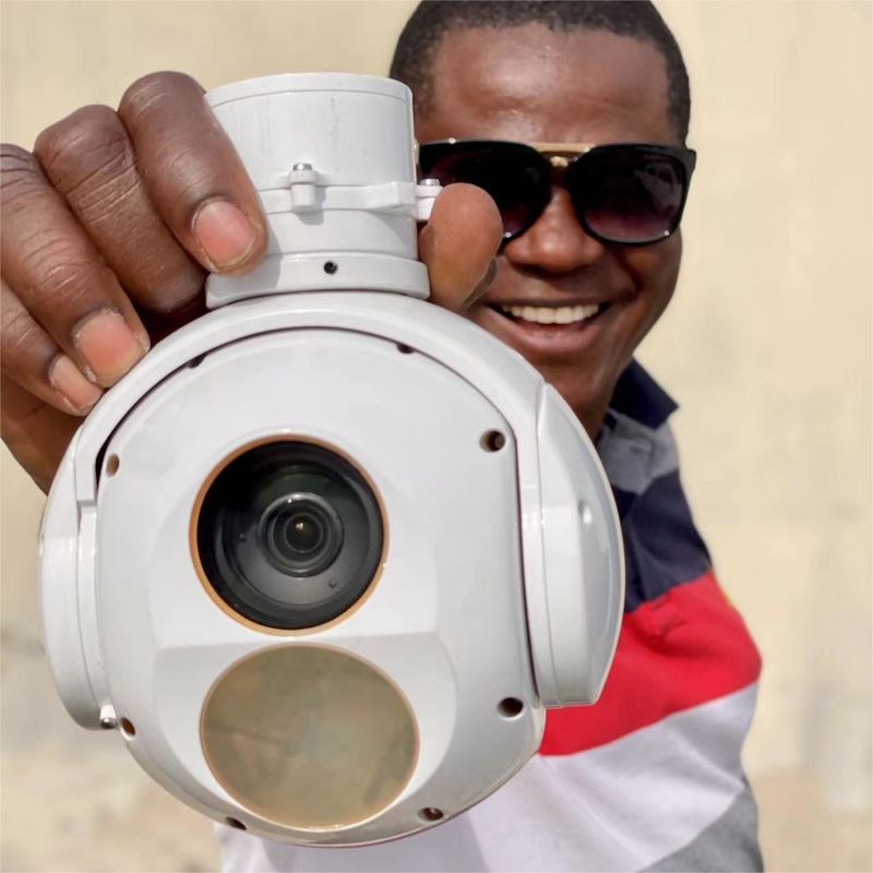 UAV electroóptico 30X Zoom EO 640x512 cámara térmica IR con salida de vídeo Ethernet TS120BT-04